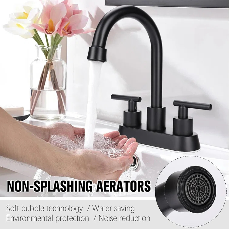 Centerset 2-handle Bathroom Faucet