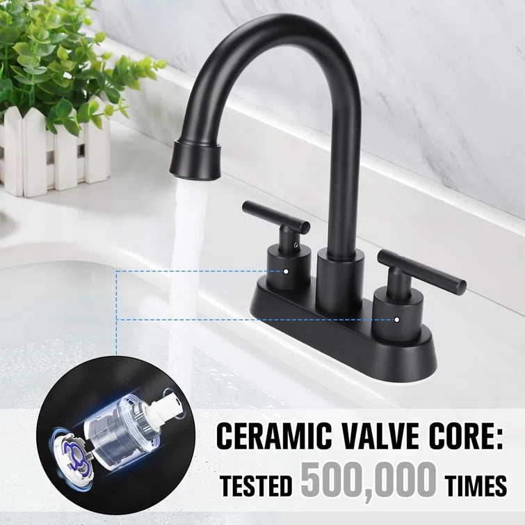 Centerset 2-handle Bathroom Faucet