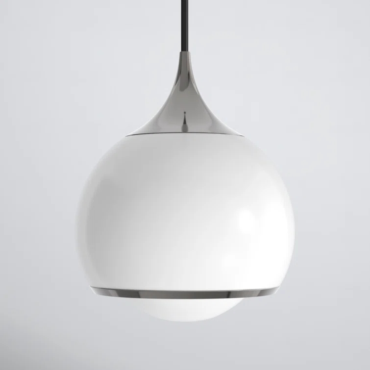 Kegan Single Light Glass Dimmable Pendant