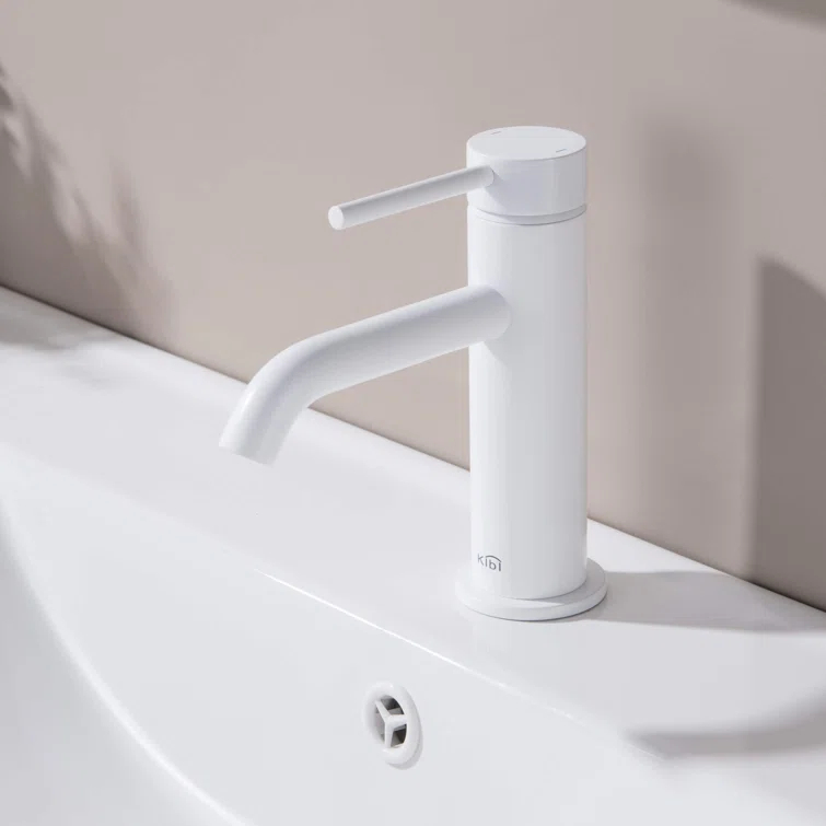Circular Single-Hole Single-handle Bathroom Faucet