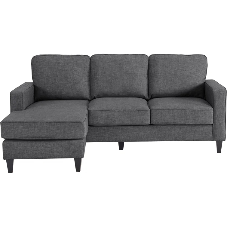 Serta Harmon Upholstered Reversible Sectional Sofa and Chaise