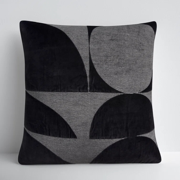 Joshelin Embroidered Cotton Throw Pillow