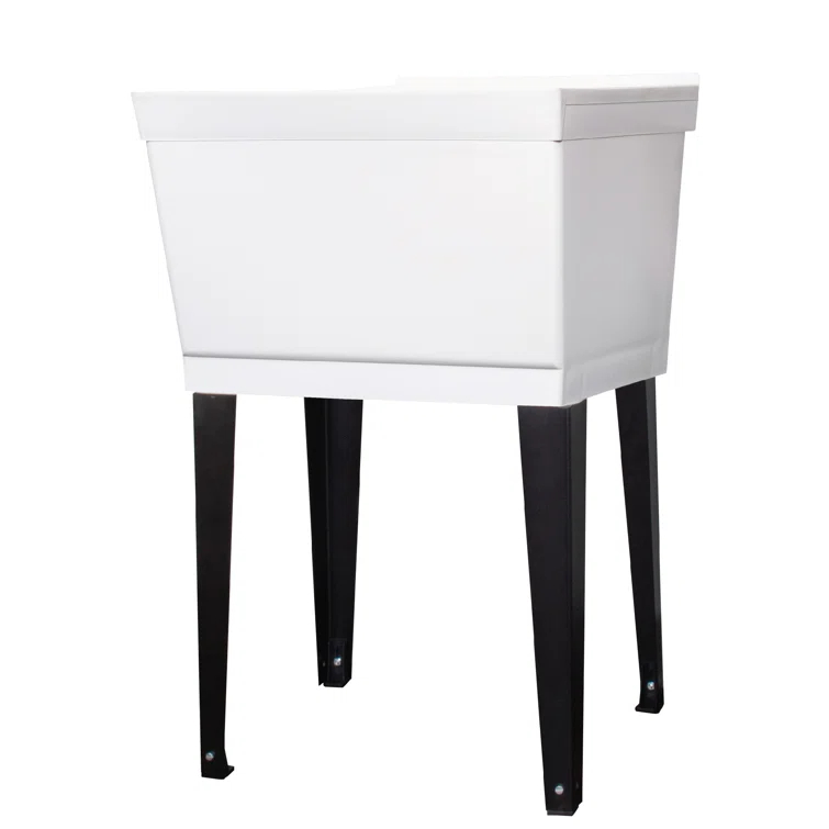 23.5'' L x 23.5'' W Free Standing Laundry Sink