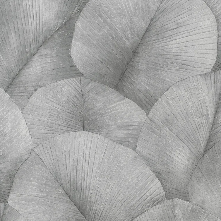Kumano 3D Embossed Palm Leaf Wallpaper Roll