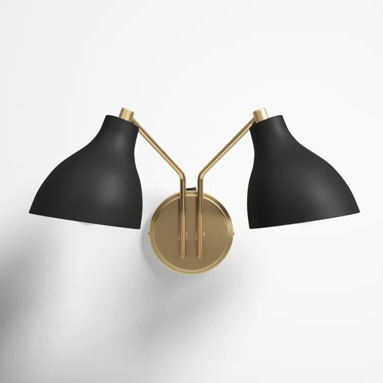 Elyse 2 Light Dimmable Armed Sconce