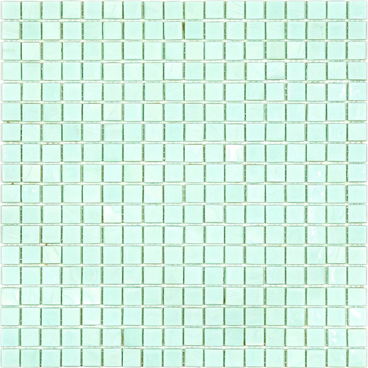 Skosh 0.6" x 0.6" Glass Grid Mosaic Wall & Floor Tile