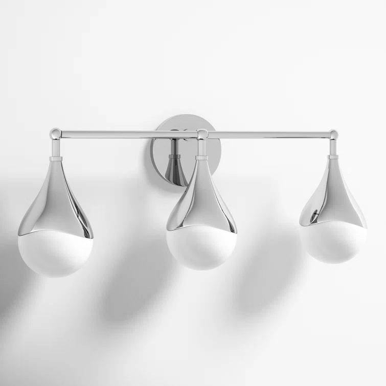Algiers 3 Light Frosted Dimmable Vanity Light