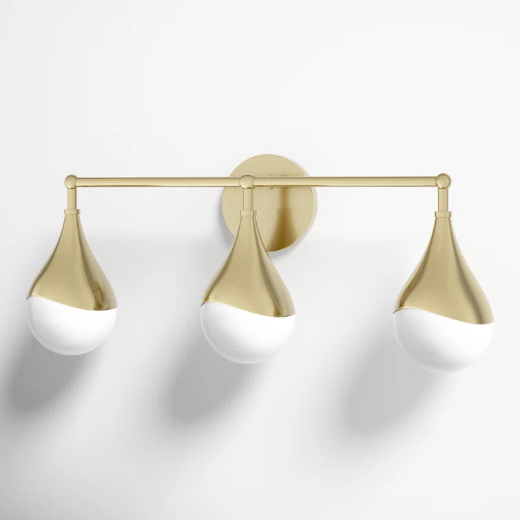 Algiers 3 Light Frosted Dimmable Vanity Light
