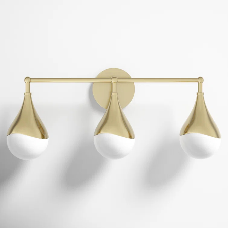 Algiers 3 Light Frosted Dimmable Vanity Light