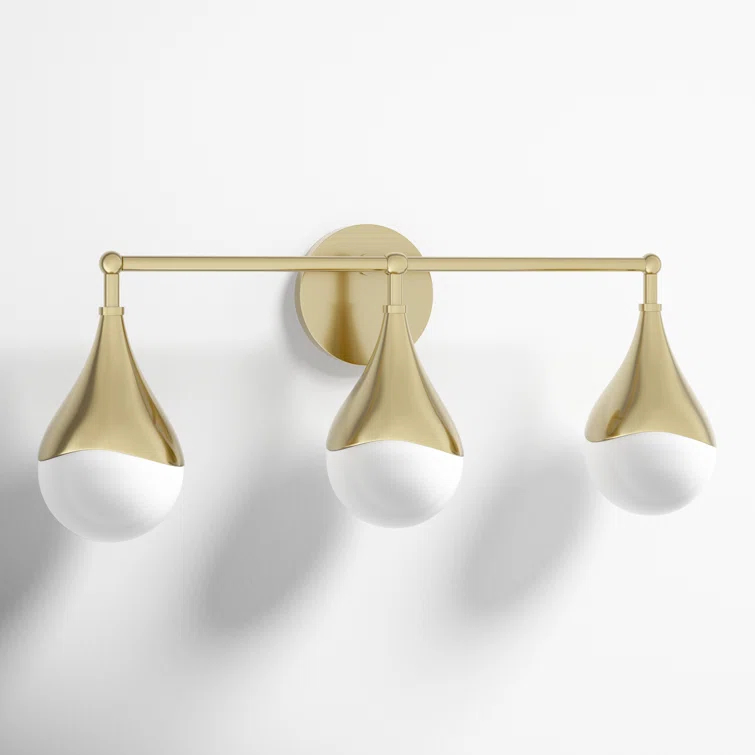 Algiers 3 Light Frosted Dimmable Vanity Light