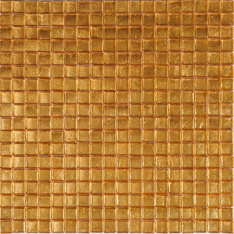 Skosh 0.6" x 0.6" Glass Grid Mosaic Wall & Floor Tile