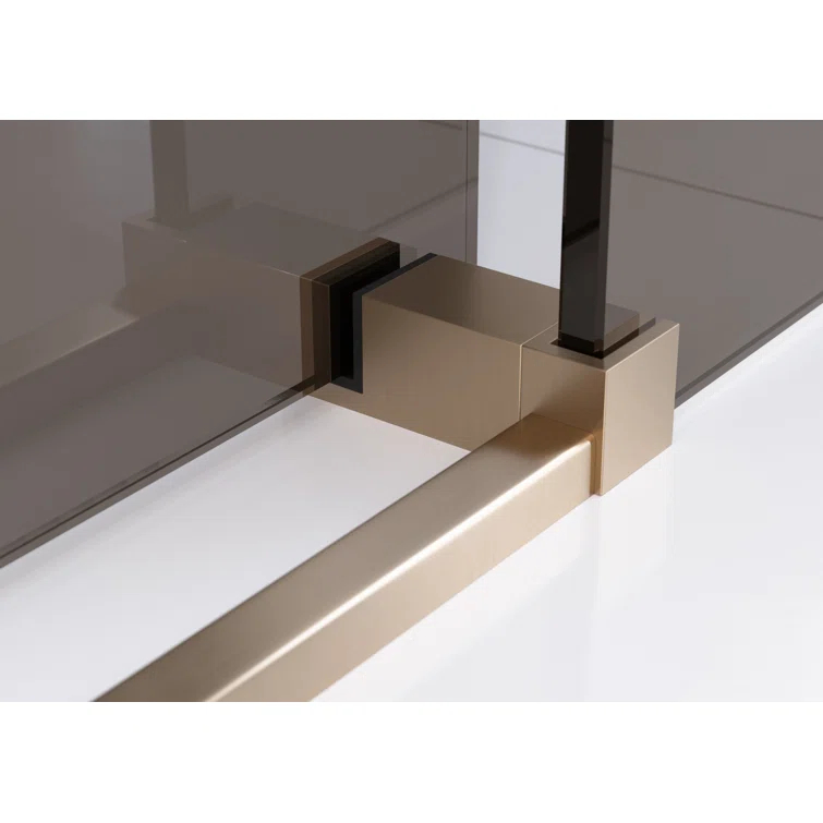 Equinox 56 - 60 in. x 78 in. Fully Frameless Tinted Sliding Shower Door