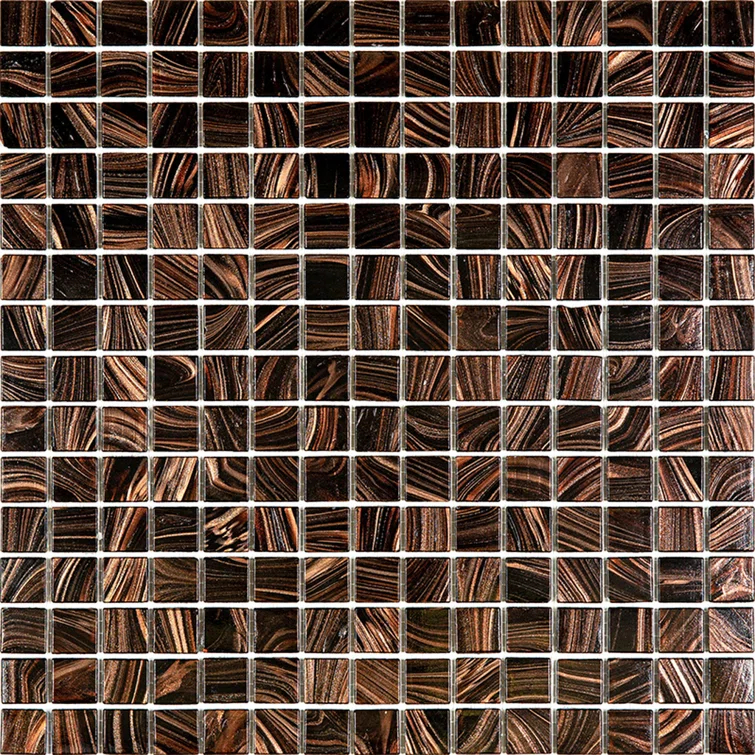 Celestial 0.8" x 0.8" Glass Grid Mosaic Wall & Floor Tile