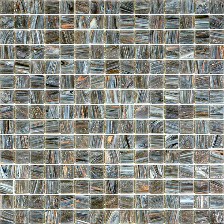 Celestial 0.8" x 0.8" Glass Grid Mosaic Wall & Floor Tile