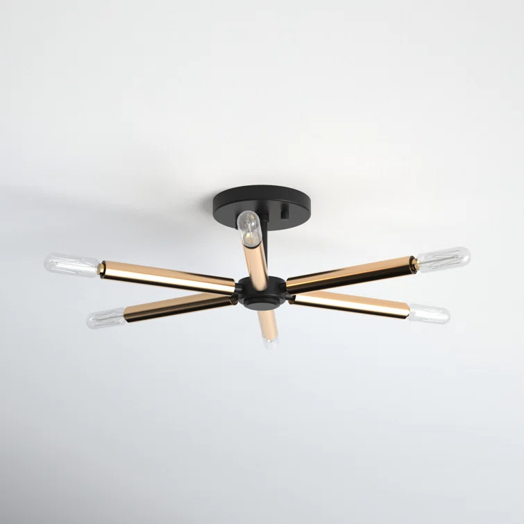 Nashville 6 Light Semi Flush Mount