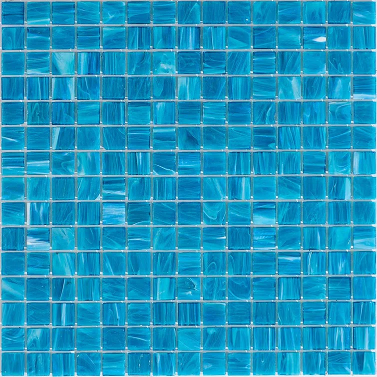 Celestial 0.8" x 0.8" Glass Grid Mosaic Wall & Floor Tile