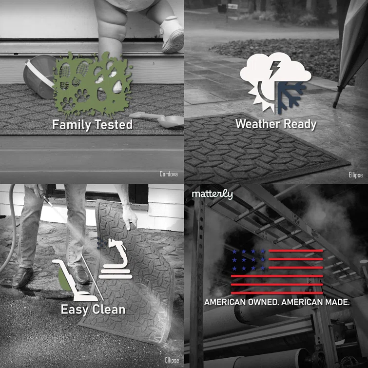 WaterHog Squares Indoor Outdoor Door Mat