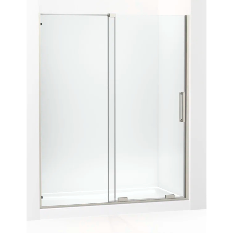Echelon Sliding Shower Door, 71-3/4 In. H X 55-3/4 - 59-3/4 In. W, With 5/16 In. Thick Crystal Clear Glass