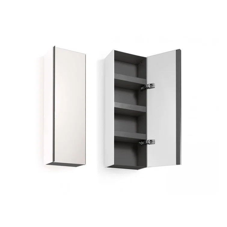 Ciacole 10.4'' W H Surface Framed Medicine Cabinet Mirror Fixed