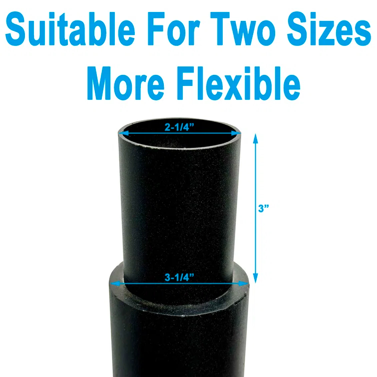 2.5 in - 3 in. up to 13 ft. Black Outdoor Universal Metal Light Post Pole w/ Metal Rebar Cage