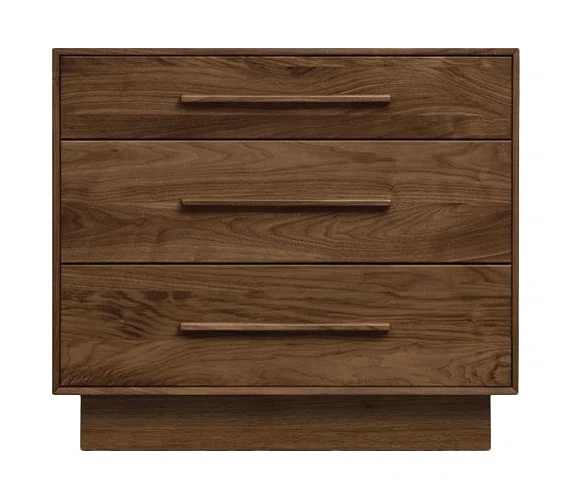 Moduluxe Solid Wood 33.5'' W 3 - Drawer Dresser