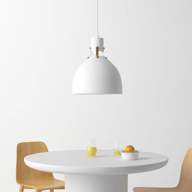 Uma Single Light Metal Dimmable LED Pendant