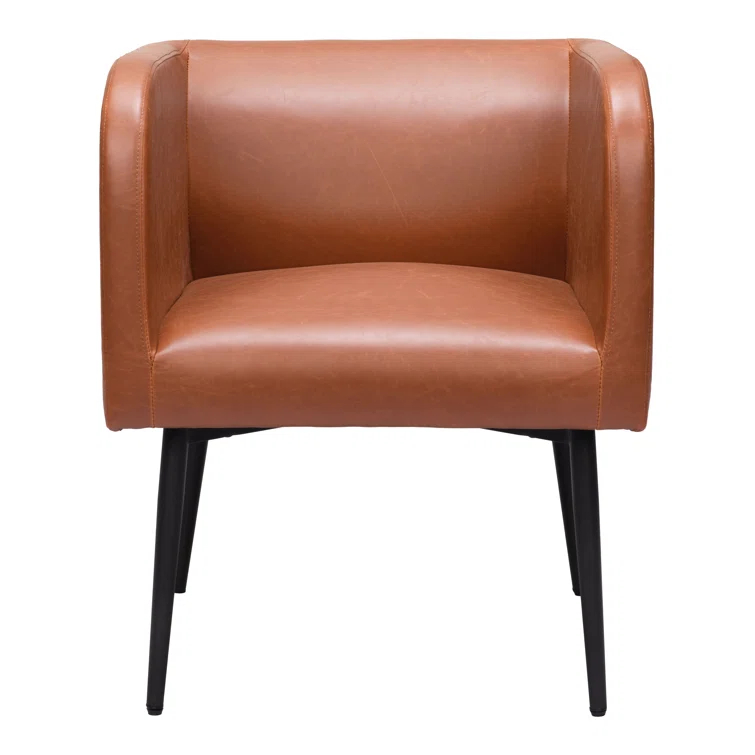 Zuo Hospitality 19.7'' H Faux Leather Upholstered Armchair