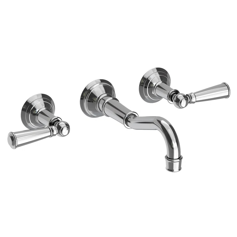 Jacobean Wall Mount Bathroom Faucet