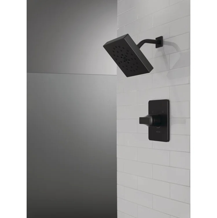 Velum Single-Function Shower Faucet Set, Valve Trim Kit, Shower Head and Handle Set