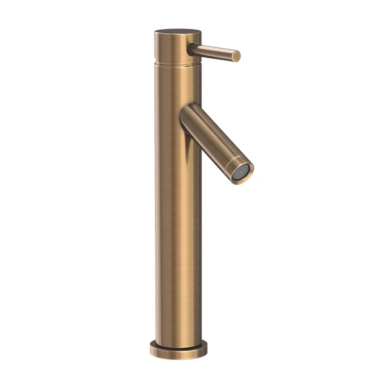 East Linear Single Hole Vessel Faucet