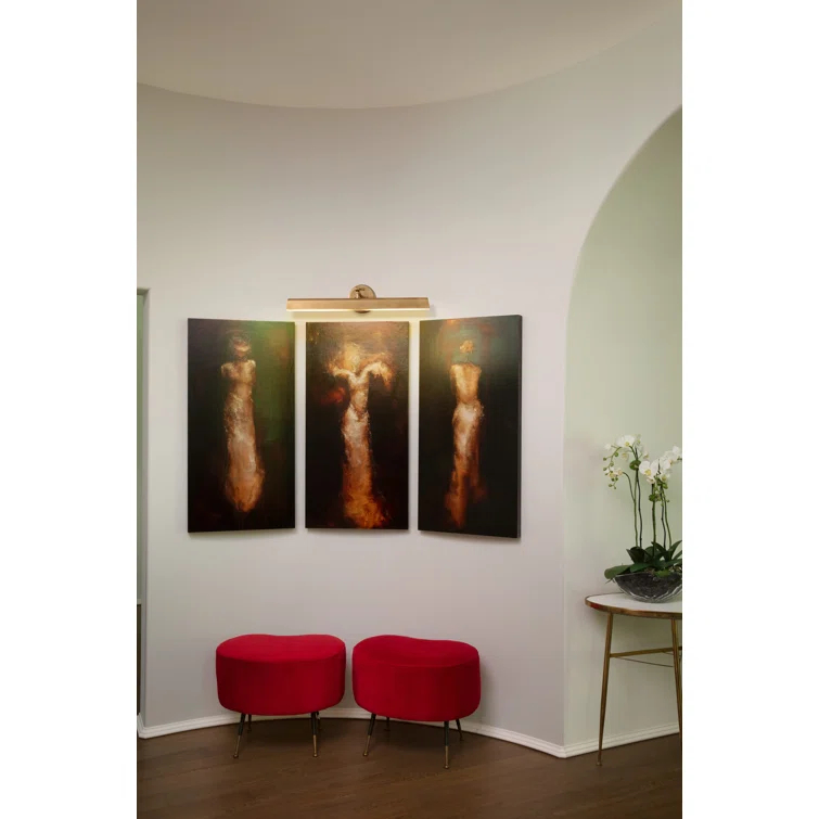 Lennon Picture Light - Brass / Small
