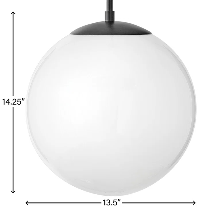 Warby Single Light Orb Pendant Light