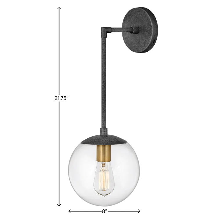 Warby 1 - Light Dimmable Armed Sconce