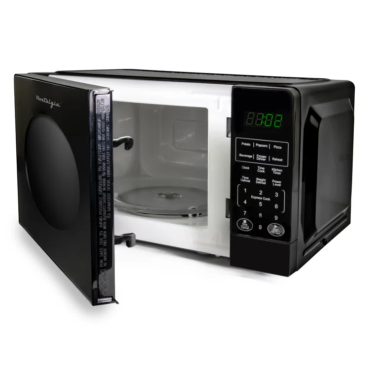 Nostalgia 0.7 Cubic Feet Countertop Microwave