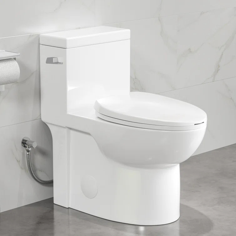 Denbigh Chair Height Elongated Comfort Height One-Piece Toilet (Seat Included)
