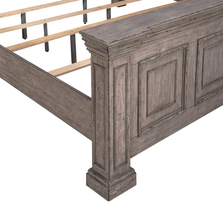 Temple Cloud Panel Bed, Dresser & Mirror, Chest, Night Stand