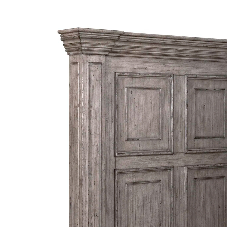 Temple Cloud Panel Bed, Dresser & Mirror
