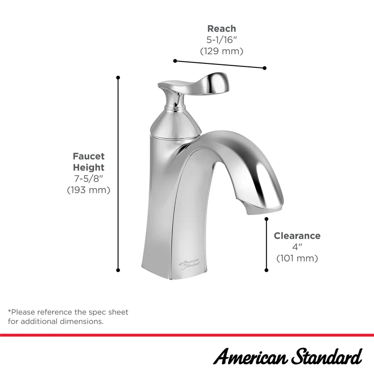 CHATFIELD Single Hole Single-Handle Bathroom Faucet 1.2 gpm With Lever Handle
