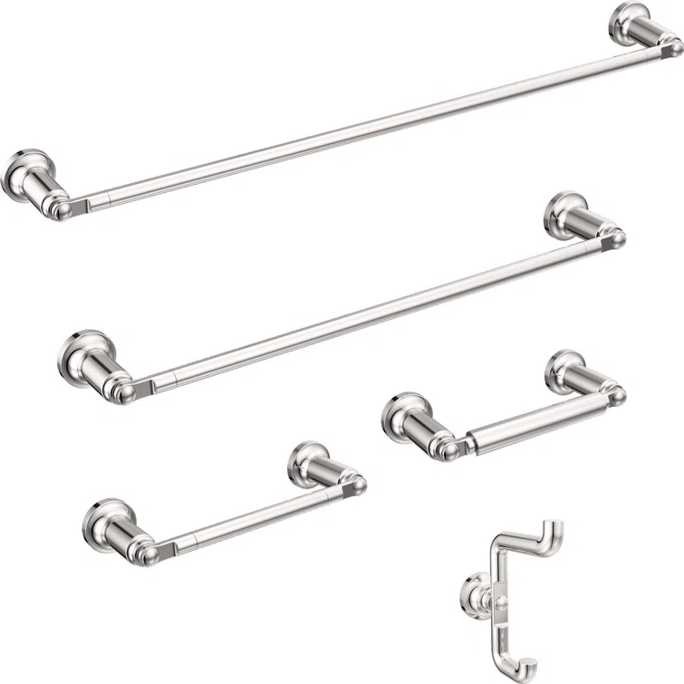 Delta Saylor Wall Mounted Double Towel Hook in Matte Black