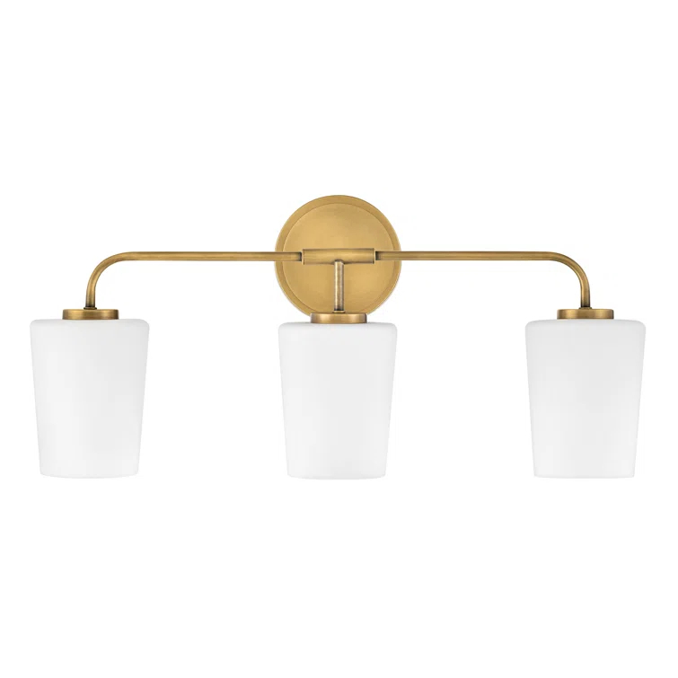 Fitz 3 Light Frosted Dimmable Vanity Light