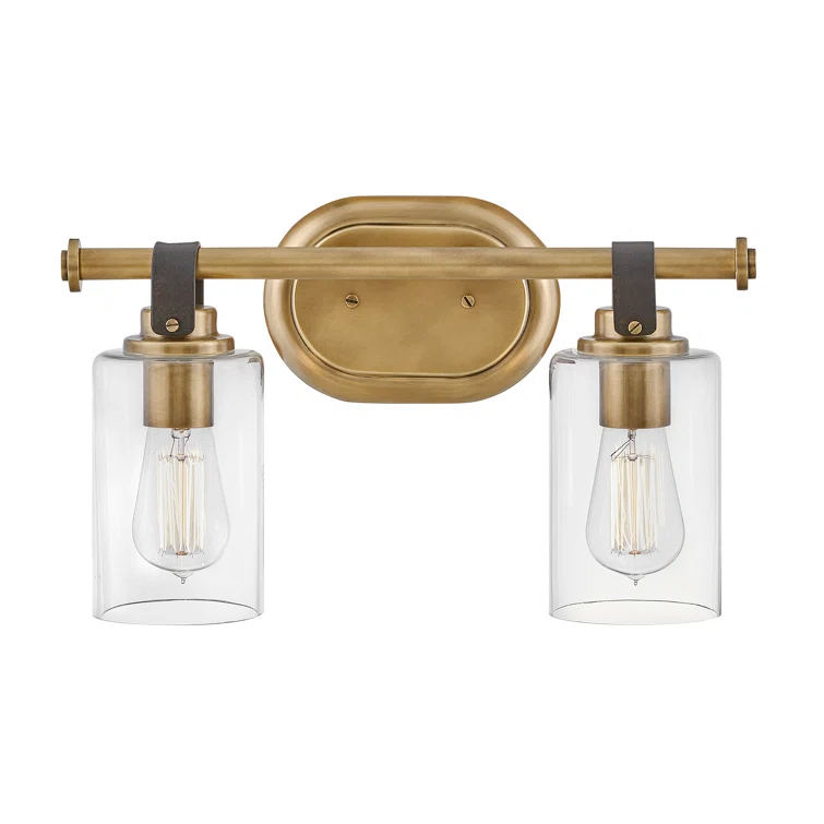Hinkley Lighting - Two Light Vanity - Halstead - 2 Light Bath Vanity-Heritage