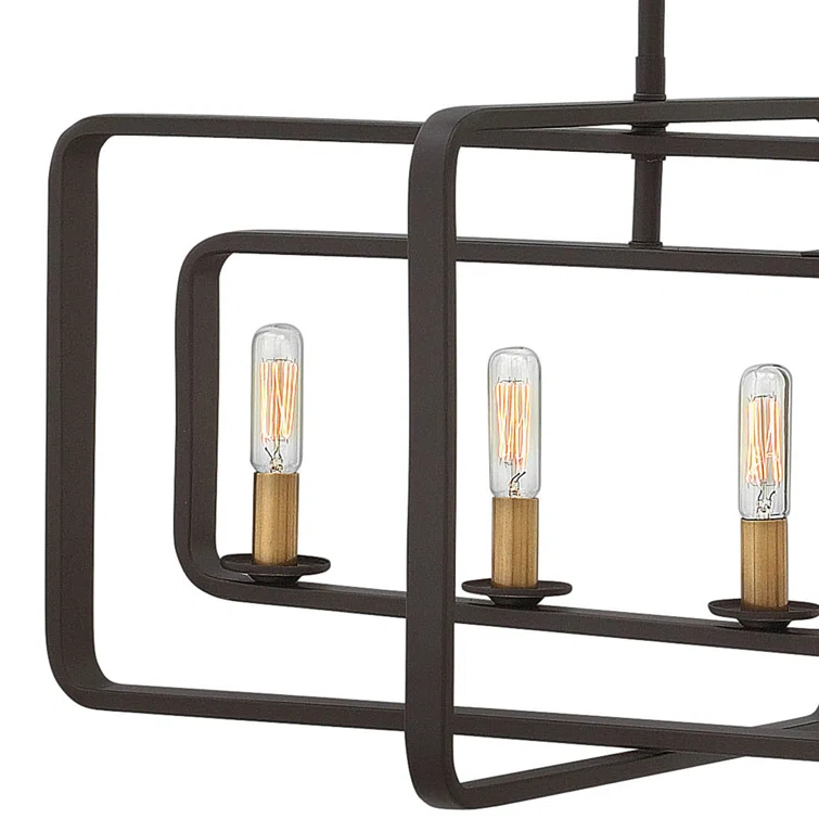Fernand 6-Light Kitchen Island Linear Pendant