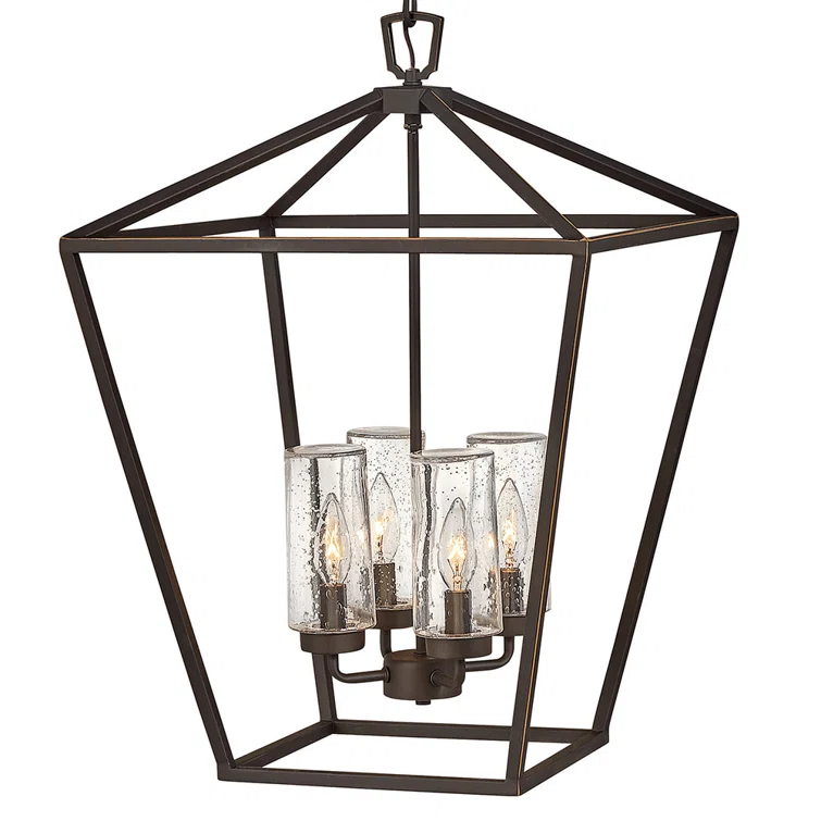 Alford Place 4-Light Outdoor 12v Chandelier w/ LEDs Included