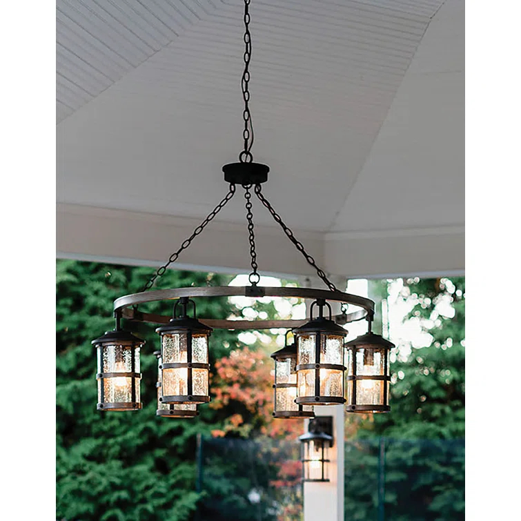 Lakehouse 12v Six-Light Outdoor Chandelier