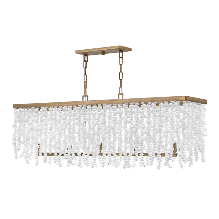Dune 5 - Light Fabric Geometric Chandelier