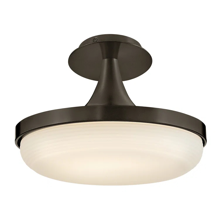 Elsa Integrated LED Convertible Pendant w/ Cased Opal Glass