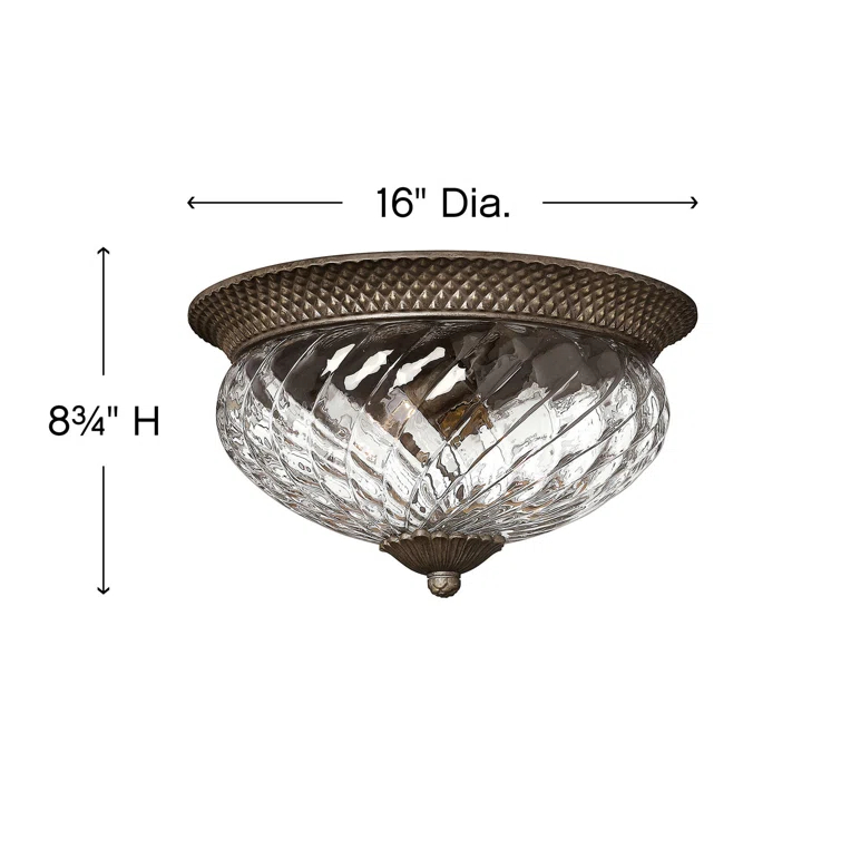 Plantation Flushmount Light