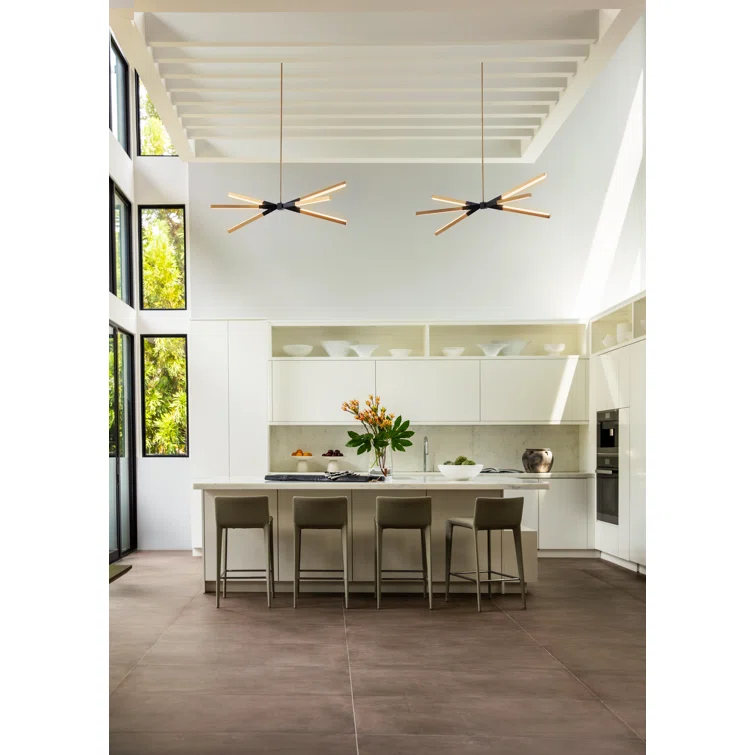 Rae 39" Integrated LED Hanging Linear Pendant Light