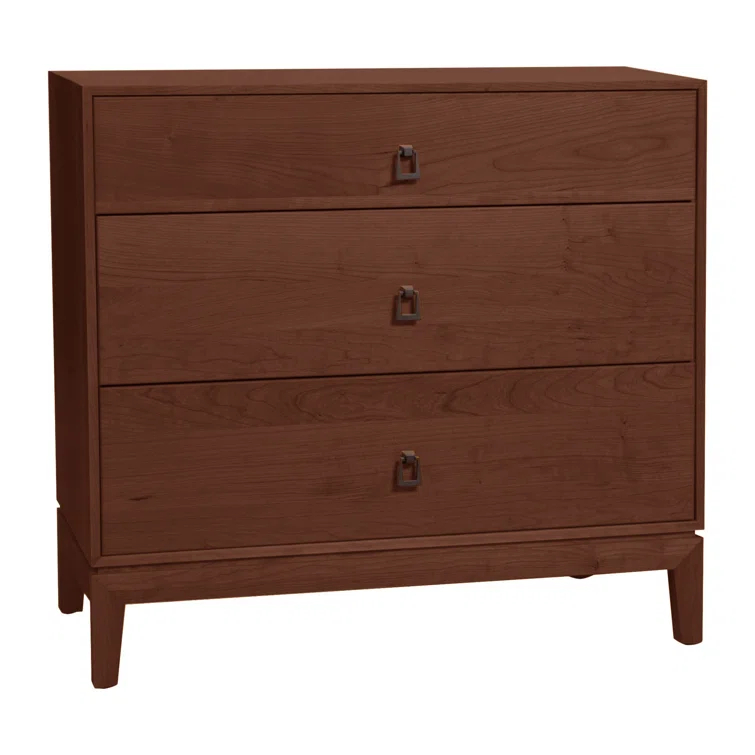 Mansfield Solid Wood 33.5'' W 3 - Drawer Dresser
