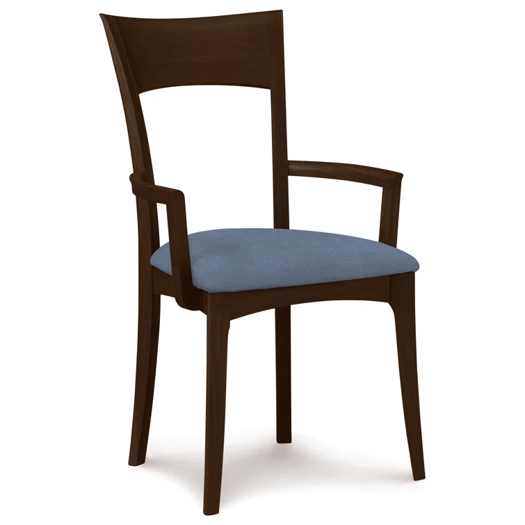 Ingrid 19.25'' H Upholstered Cherry Armchair